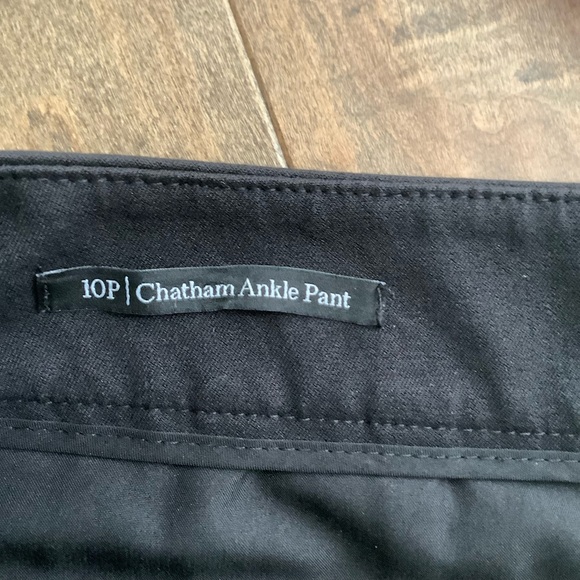 Talbots Chatham Ankle Classic Black Pant, 10P - Picture 4 of 7